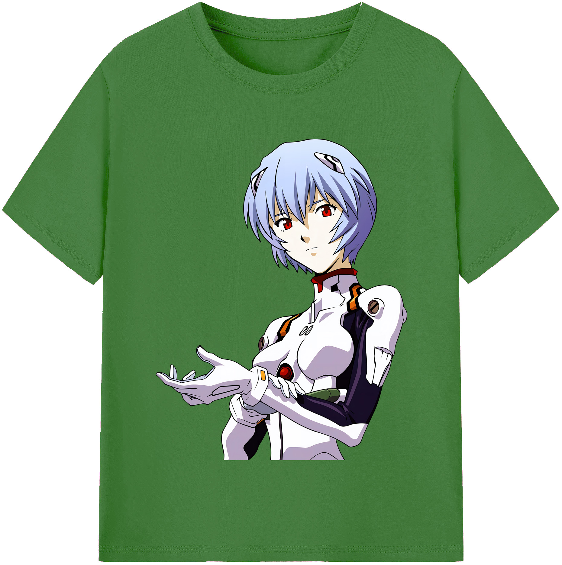 （画像用） EVA 新世紀エヴァンゲリオン レディースカジュアルプリントTシャツ（綿100％）